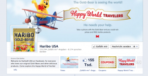 Facebook Seite Haribo