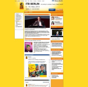 Social Media Newsroom -Screenshot ITB 2013