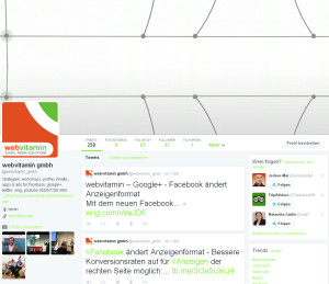 Neues Twitter Design in den Startlöchern Bild: Das neue Twitter Desgin
